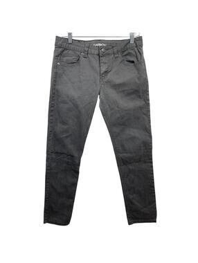 Carbon Skinny Jeans Mens 30x30 Gray Stretch Denim Slim Fit Charcoal Pants
